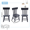 Mini Wood Chairs AJEW-WH0041-76C-5