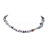 Natural Fluorite Chip Beaded Necklace NJEW-JN04616-11-1