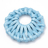 Handmade Spray Painted Reed Cane/Rattan Woven Pendants LS-WOVE-N007-03C-2