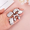 5Pcs 5 Styles Game Handle & Mouse & Keyboard & Handset Enamel Pins JBR082A-2