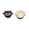 Alloy Enamel Pendants X1-ENAM-N055-116-3