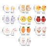 20Sets 10 Styles Opaque Resin Decoden Cabochons CRES-CJ0001-31-3