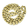Electroplate Non-magnetic Synthetic Hematite Beads Strands G-S352-65A-01-2