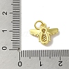 Real 18K Gold Plated Brass Pave Cubic Zirconia Pendants KK-M283-04C-01-3