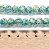 Handmade Foil Lampwork Beads Strands FOIL-S136-001F-4