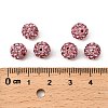 Polymer Clay Rhinestone Beads RB-H284-8MM-209-2