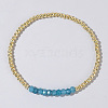 Colorful Mixed Brass Synthetic Gemstone Bead Copper Bracelet Women's Fashion Jewelry Wholesale RJ2833-6-1