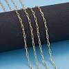 Soldered Brass Paperclip Chains CHC-G005-03G-7