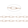 Ion Plating(IP) 304 Stainless Steel Paperclip Chains CHS-F010-01H-RG-1