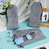 Beebeecraft 12Pcs Velvet Glasses Storage Drawstring Bag ABAG-BBC0001-16E-4