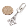 304 Stainless Steel Empty Stone Holder Chain Pouch Pendant Decorations HJEW-JM01887-02-3