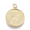 Brass Pendants ZIRC-M108-56G-2