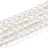 Baking Paint Transparent Glass Beads Strands DGLA-N011-6mm-01-1