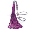 Velvet Long Tassel Pendant Necklaces WGB6ED0-03-1