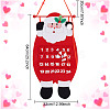 Christmas Non-woven Fabric Gnome Calendar Pendant Decorations DIY-WH0430-851-2