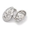 Non-Tarnish Teardrop 304 Stainless Steel Stud Earrings EJEW-H013-31P-2