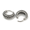 316 Surgical Stainless Steel Hoop Earrings for Women and Men EJEW-D096-21A-AS-2