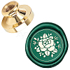 Wax Seal Brass Stamp Head AJEW-WH0127-19G-1