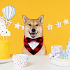 2Pcs 2 Styles Polyester Pet Handkerchi AJEW-CP0008-69B-4