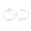 316 Surgical Stainless Steel Hoop Earring Findings STAS-P221-01B-P-2