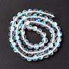 Synthetic Moonstone Beads Strands G-E573-02A-14-4