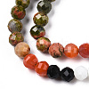 Natural & Synthetic Mixed Gemstone Beads Strands G-D080-A01-01-14-3