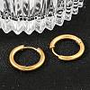 202 Stainless Steel Huggie Hoop Earrings EJEW-F111A-16mm-G-3