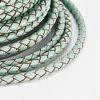 Eco-Friendly Braided Leather Cord OCOR-L035-3mm-E08-3