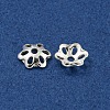 925 Sterling Silver Bead Caps STER-C007-03D-S-2