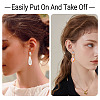 12Pcs 6 Styles Brass Micro Pave Clear Cubic Zirconia Ear Cuff Findings KK-TA0003-24-9