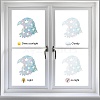 Gorgecraft Waterproof PVC Colored Laser Stained Window Film Adhesive Stickers DIY-WH0256-037-6