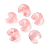 Baking Paint Transparent Glass Beads DGLA-F003-01F-1