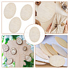 Unfinished Beech Wooden Blank Slices WOOD-WH0124-47A-5