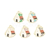 Alloy Enamel Pendants ENAM-G212-21G-1