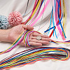 Kissitty 16 Bags 16 Style Metallic/Polyester/Organza/Yarn Cords Cords Hair Braiding String OHAR-KS0001-01-11