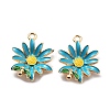 Alloy Enamel Pendants FIND-H016-01G-02-1