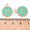 Alloy Enamel Pendants PALLOY-S192-04G-01-3