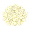 Brass Cabochons KKC-T003-04G-1