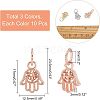 30Pcs 3 Colors Rack Plating Alloy European Dangle Charms MPDL-FH0001-06-2