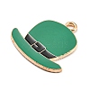 Saint Patrick's Day Alloy Enamel Pendants ENAM-G222-01B-02-2