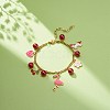 Alloy Enamel Charm Bracelets BJEW-JB08707-03-2