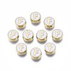 Alloy Enamel Beads ENAM-N052-006-01F-RS-1