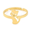 201 Stainless Steel Adjustable Ring for Women RJEW-D082-04E-2