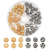  48Pcs 6 Style Alloy European Beads PALLOY-NB0003-93-1