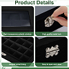 24-Slot Velvet Paper Storage Gift Jewelry Boxes CON-WH0110-41-3