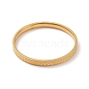 Ion Plating(IP) 304 Stainless Steel Bangles with Dragon Scales Pattern BJEW-C056-01A-G-2