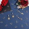 10 Pairs Brass Earring Hooks KK-BBC0025-12A-4