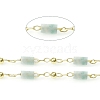 3.28 Feet Handmade Natural Amazonite Beaded Chains X-CHC-E021-01C-2