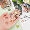   90Pcs 6 Colors Zinc Alloy Connector Charms FIND-PH0007-60-3