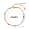 Bohemian Style Natural Quartz Crystal Beads Bracelets SQ1318-4